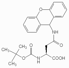 Boc-asn (xan) -oh [CAS nro 65420-40-8]