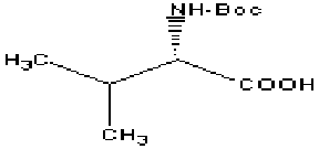 Boc-val-OH [CAS nro 13734 - 41 - 3]