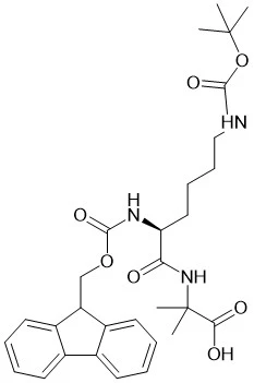 Fmoc-Lys(Boc)-Aib-OH